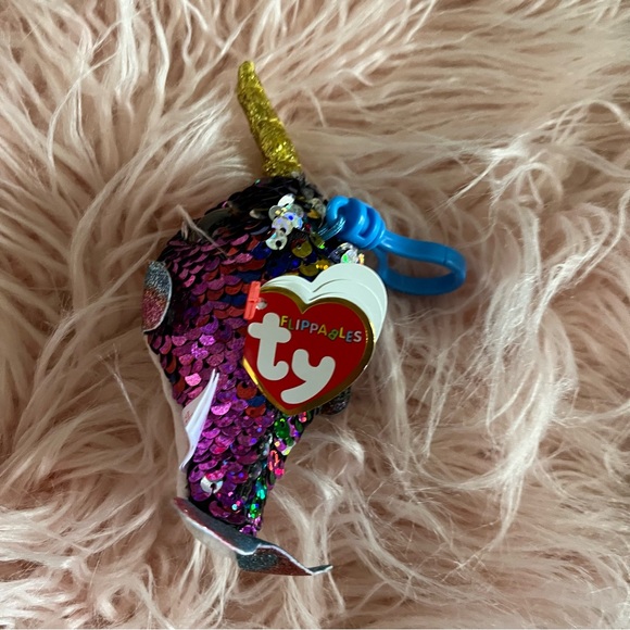 Ty “Calypso” flippables Limited Collection Norwal keychain - Picture 9 of 9